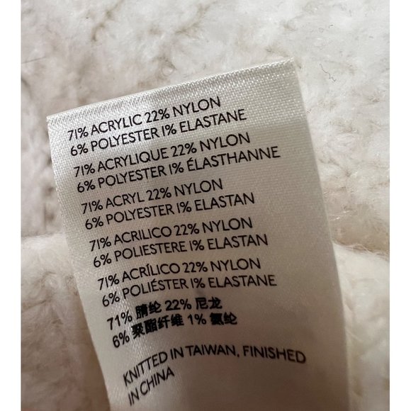 Free People Size S Carter Pullover Sweater Color Ivory MSRP $98 - Picture 11 of 13